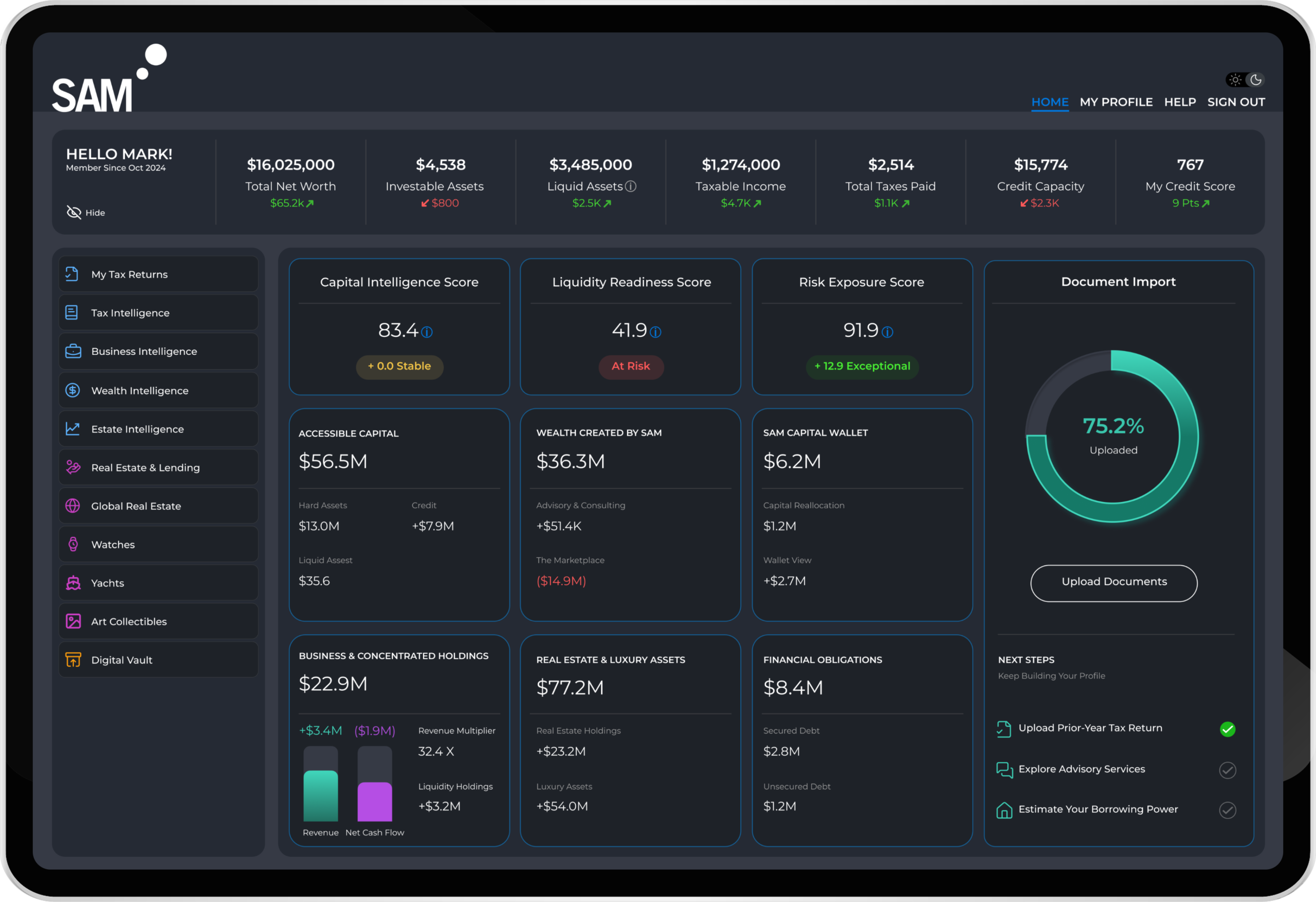 UI:UX DASHBOARD